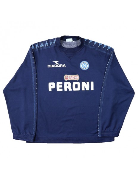 2000/2001 BLUE DIADORA NAPOLI SWEATSHIRT J.L.VIDIGAL