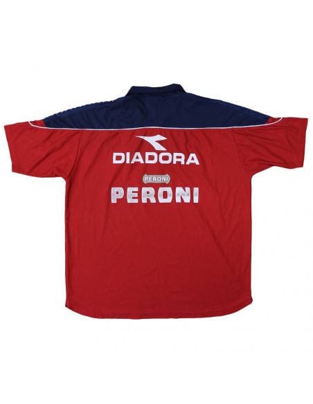 MAGLIA  STAFF NAPOLI DIADORA ROSSA 2000/2001