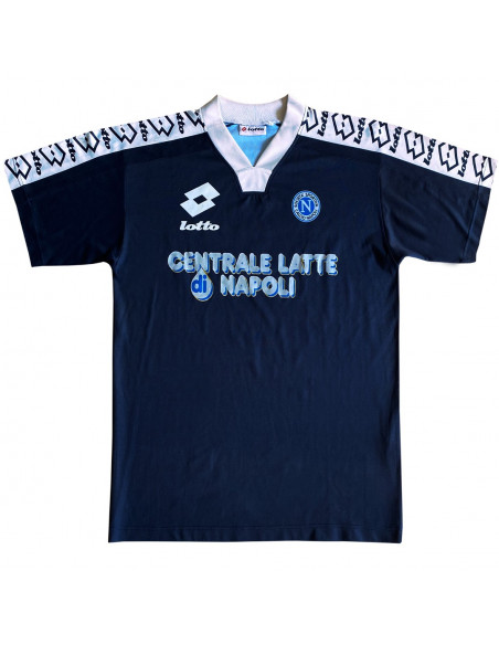 MAGLIA ALLENAMENTO NAPOLI LOTTO 1996/1997 CENTRALE DEL LATTE