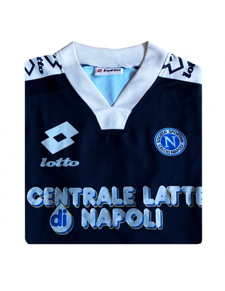 TRAINING JERSEY NAPOLI LOTTO 1996/1997 CENTRALE DEL LATTE