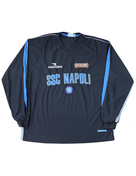 2000/2001 DARK GREY DIADORA NAPOLI LS SHIRT