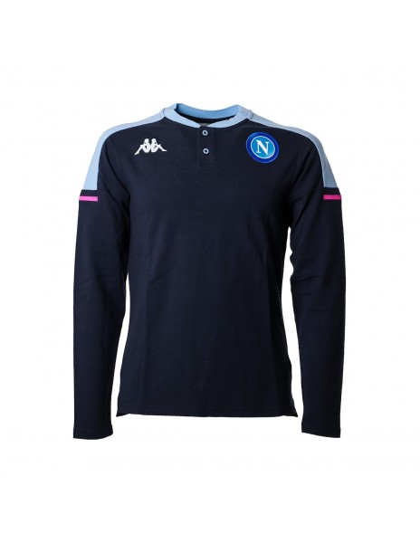 ssc napoli azure blue long sleeve...