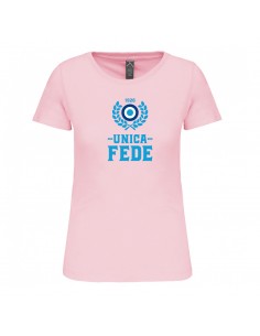 One woman pink T-shirt