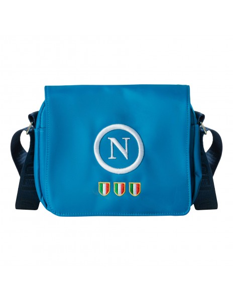 big blue bag with SSC Napoli shield...