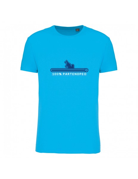T-shirt azzurra partenopeo