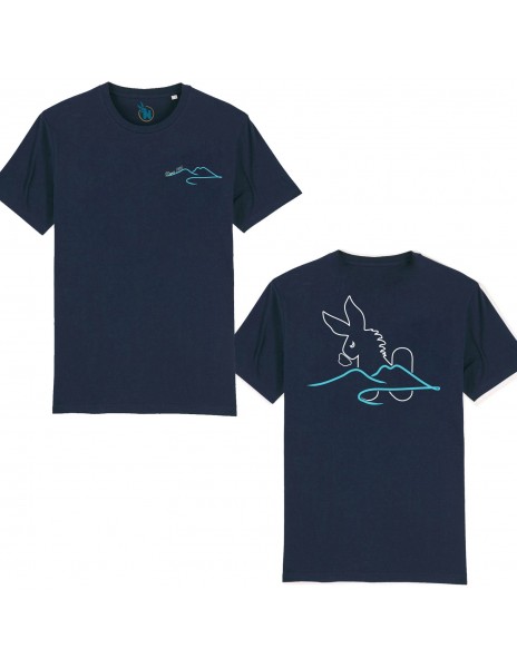T-Shirt Vesuvio Mille926 Blu