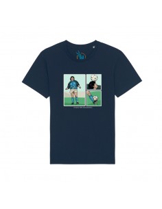 Maradona blue woman t-shirt