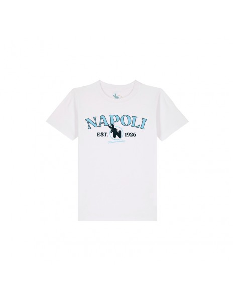 Naples Est.1926 White kids T-Shirt