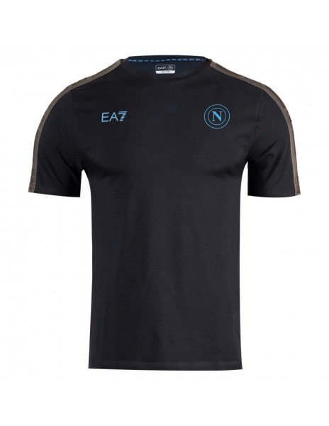 T-shirt rappresentanza blu napoli ea7...