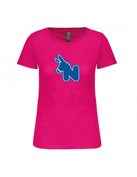 Women's fuchsia T-shirt Napoli Store